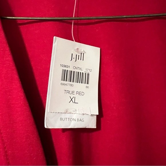 J.Jill Red Cardigan XL NWT - Picture 4 of 5